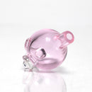 Brando - 10mm Half Blasted Ball Rig - Pink w/ Cobalt - Fume Cluster Millie - The Cave