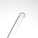 Brando - 10mm Half Blasted Ball Rig - Milky Blue w/ Cobalt - Fume Cluster Millie - The Cave