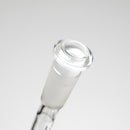 Brando - 10mm Half Blasted Ball Rig - Milky Blue w/ Cobalt - Fume Cluster Millie - The Cave