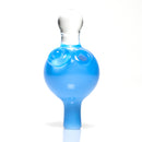 Brando - 10mm Half Blasted Ball Rig - Milky Blue w/ Cobalt - Fume Cluster Millie - The Cave