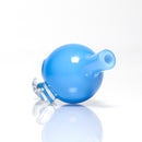 Brando - 10mm Half Blasted Ball Rig - Milky Blue w/ Cobalt - Fume Cluster Millie - The Cave