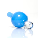 Brando - 10mm Half Blasted Ball Rig - Milky Blue w/ Cobalt - Fume Cluster Millie - The Cave