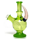 Brando - 10mm Half Blasted Ball Rig - Lime Juice w/ Cobalt - Thumby Millie - The Cave
