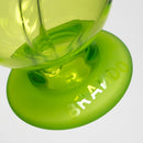 Brando - 10mm Half Blasted Ball Rig - Lime Juice w/ Cobalt - Thumby Millie - The Cave