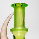 Brando - 10mm Half Blasted Ball Rig - Lime Juice w/ Cobalt - Thumby Millie - The Cave