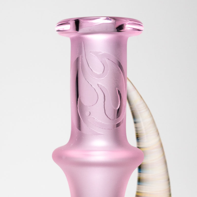 Brando - 10mm Full Blasted Ball Rig - Pink w/ Lime Juice - Fume Cluster Millie - The Cave