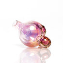 Brando - 10mm Fumed & Half Blasted Ball Rig - Milky Blue - Honeycomb Millie