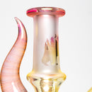 Brando - 10mm Fumed & Half Blasted Ball Rig - Cobalt - Honeycomb Millie