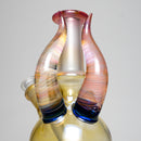 Brando - 10mm Fumed & Half Blasted Ball Rig - Cobalt - Honeycomb Millie