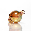 Brando - 10mm Fumed Mini Tube - White - Orange & Rainbow Wag Millie - The Cave
