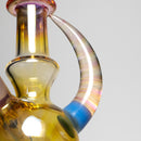 Brando - 10mm Fumed Mini Tube - Milky Blue - Red & Blue Wag Millie - The Cave