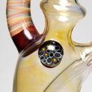 Brando - 10mm Fumed Mini Tube - Dragons Blood - Cane Cluster Millie