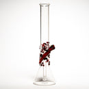 Trident - 13" Clear Beaker w/ Art - Lizard - The Cave