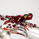 Trident - 13" Clear Beaker w/ Art - Lizard - The Cave