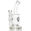 C2 Custom Creations - Fixed Big Circ Bubbler - 80mm - White Seed Label - The Cave