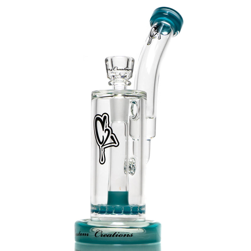 C2 Custom Creations - Ratchet Bubbler - 50mm - Agua Azul Accents - The Cave