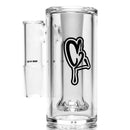 C2 Custom C. - Ashcatcher - 18/14mm - Circ - Black Drip - Polished - The Cave