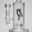 C2 Custom Creations - Fixed Circ Bubbler - 50mm - Black Drip Label - The Cave