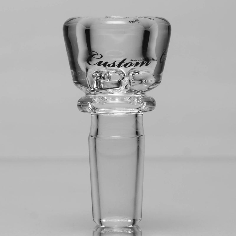 C2 Custom Creations - Fixed Circ Bubbler - 50mm - White Seed Label - The Cave