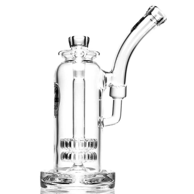 C2 Custom Creations - Double Shower Head Tray Bubbler - 65mm - White Seed Label - The Cave
