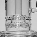 C2 Custom Creations - Double Ratchet Bubbler - 50mm - White Seed Label - The Cave