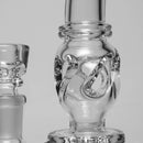 C2 Custom Creations - Mini Ratchet Cup Bubbler w/ Twist Donut - 38mm - Black Drip Label - The Cave
