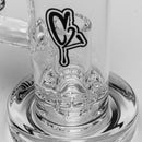C2 Custom Creations - Mini Ratchet Cup Bubbler w/ Twist Donut - 38mm - Black Drip Label - The Cave