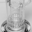 C2 Custom Creations - Fixed Double Ratchet Bubbler - 50mm - Black Drip Label - The Cave