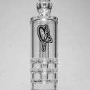 C2 Custom Creations - Triple Ratchet Bubbler - 50mm - Black Drip Label - The Cave