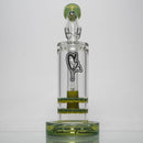 C2 Custom C. - Double Ratchet Bubbler - 50mm - Multi Slyme Accents - The Cave