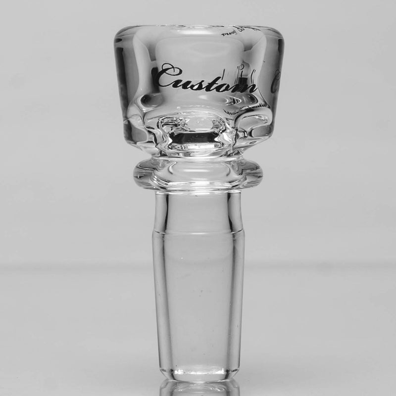 C2 Custom Creations - Fixed Ratchet Bubbler - 50mm - White Seed Label - The Cave