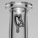 C2 Custom Creations - Fixed Barrel Bubbler - 50mm - Black Drip Label - The Cave