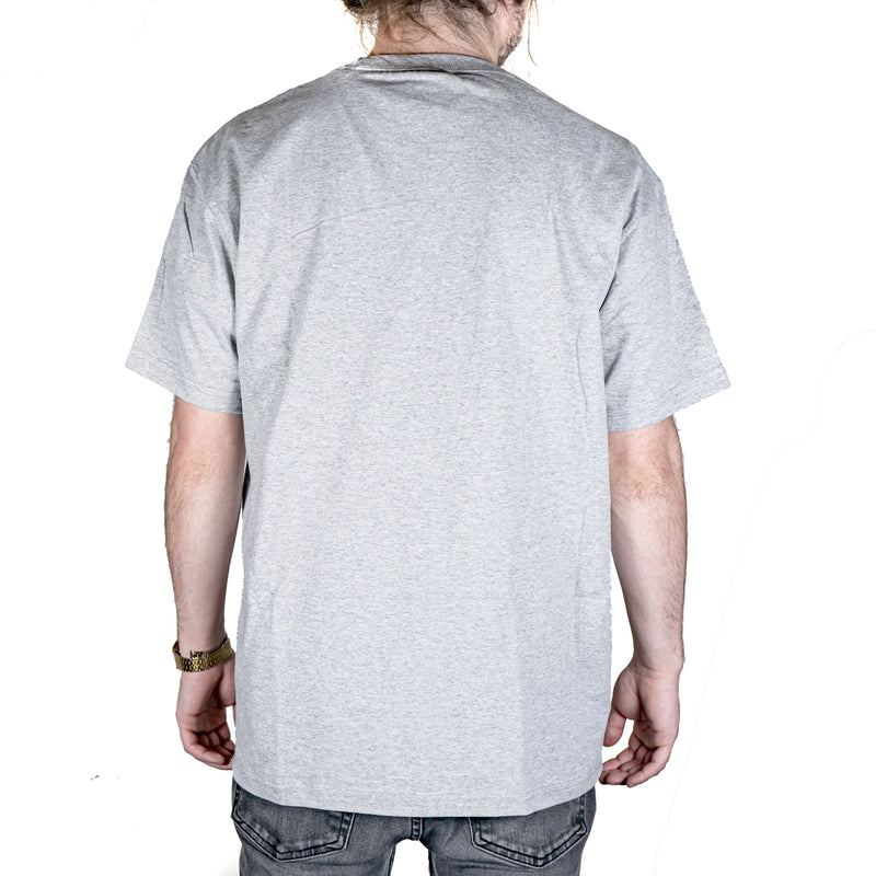 The Cave - T-Shirt - Classic Logo - Heather Grey & Black - Small - The Cave