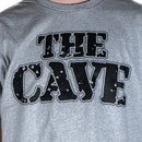 The Cave - T-Shirt - Classic Logo - Heather Grey & Black - Large - The Cave