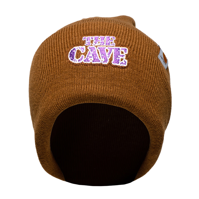 Carhartt x The Cave - The Cave Logo Beanie - Carhartt Brown - The Cave