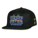Grassroots - Chris Dyer Harmoneyes Blue Black Snapback Hat - Large/XL - The Cave