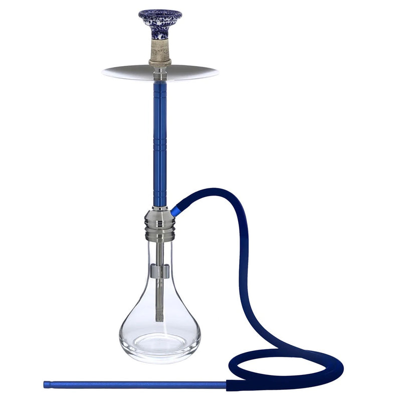 MYA - Stainless Steel Hookah - Clio 124A - Blue - The Cave