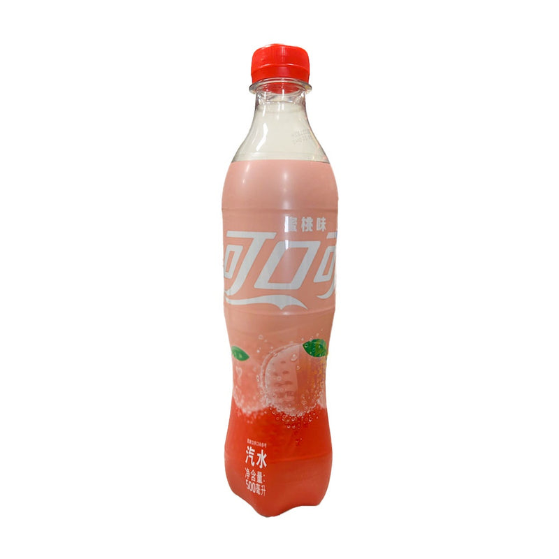 Coca-Cola - Peach - 500ml Bottle - The Cave