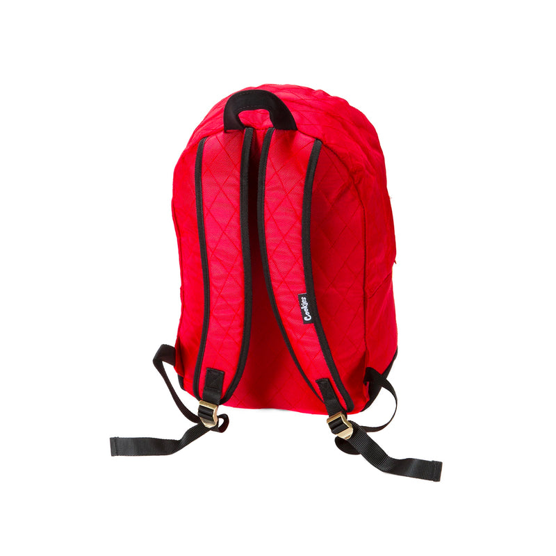 Cookies - V3 Quilted Backpack - Red - The Cave