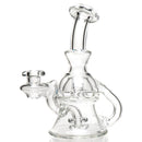 Cripple Hill Glass - 4 Seal Bubbler - Clear - The Cave