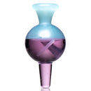 Cripple Hill Glass - Spinner Cap - 25mm - Pastel Blue & Pink Lollipop - The Cave
