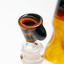 Chris Sculli x Glass Munky - Worked Beaker  - Fire Fade & Pumpkin Spice - The Cave