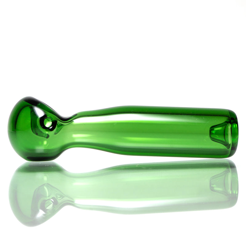 Daniels Glass Art - Ashcatcher Spoon Pipe - Green - The Cave