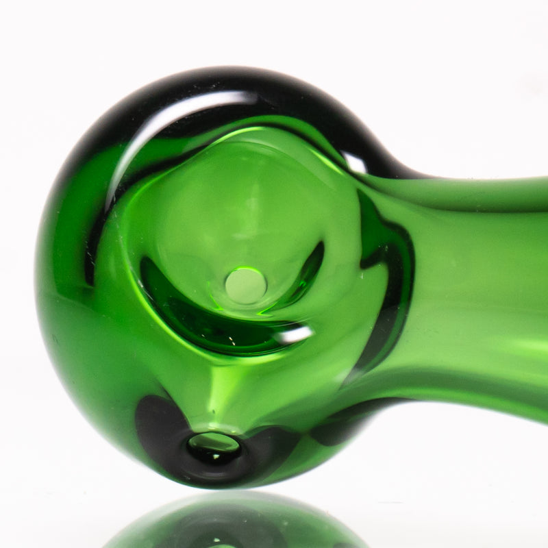 Daniels Glass Art - Ashcatcher Spoon Pipe - Green - The Cave
