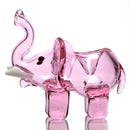 Daniels Glass Art - Elephant Dry Pipe - Pink - The Cave