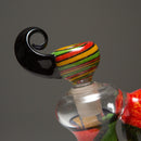 Darby - Rasta Dichroic Bubbler - The Cave