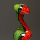 Darby - Rasta Dichroic Bubbler - The Cave