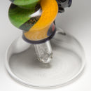 Darby - Rasta Dichroic Bubbler - The Cave