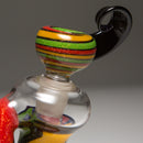 Darby - Rasta Dichroic Bubbler - The Cave