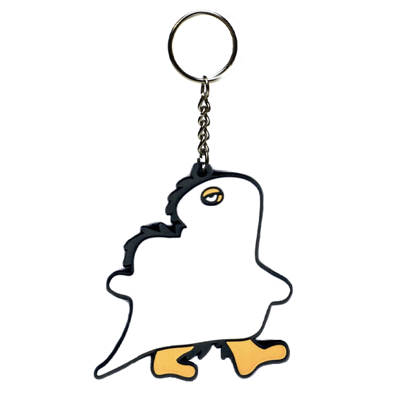 Elbo - Dancing Dino Keychain - Ghost - The Cave